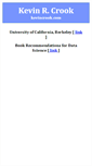 Mobile Screenshot of kevincrook.com